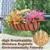 JFFLYIT 2 Pcs 24“ Railing Planter Window Box Deck Railing