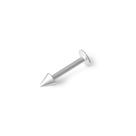 316L Surgical Steel Labret Stud Spike Cone 18g 18 Gauge 5/16