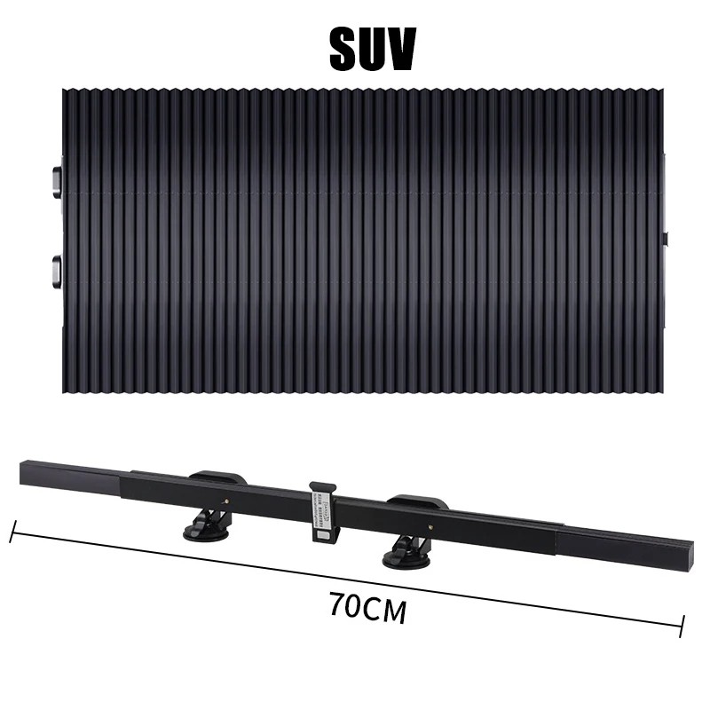 Retractable Car Windshield Sunshade for Parking – Polyester UV Block