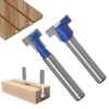 Bestgle Carbide Router Bit 0.25 inch (6.35 mm) 2 Keyhole