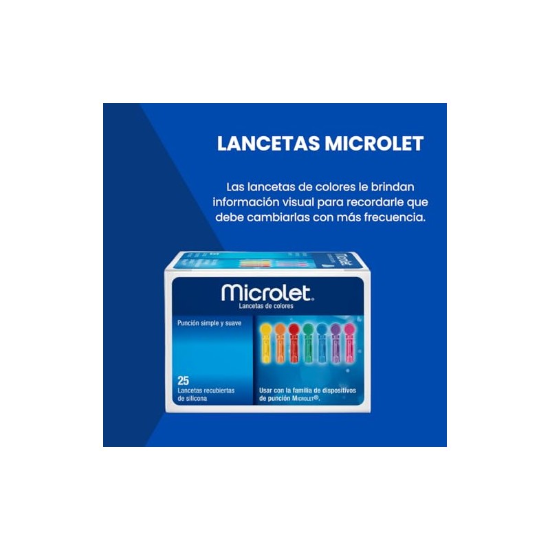 Contour Plus Paquete 50 Tiras Y 50 Lancetas P Glucometro