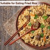 Wooden Spoon and Chopsticks Set Long Handle Spoon Chopstick Flatware