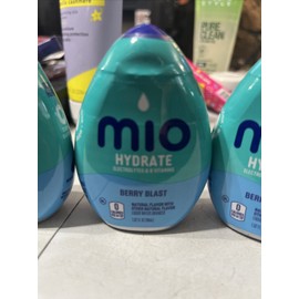 Mio Hydrate (4) Berry Blast Electrolytes & B Vitamins Water Enhancer 1.62oz 4/25