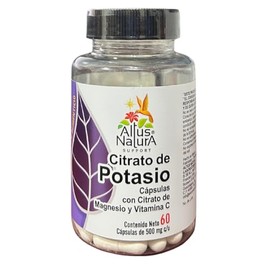 Altus Natura | Citrato de Potasio 60 cápsulas de 500mg c/u