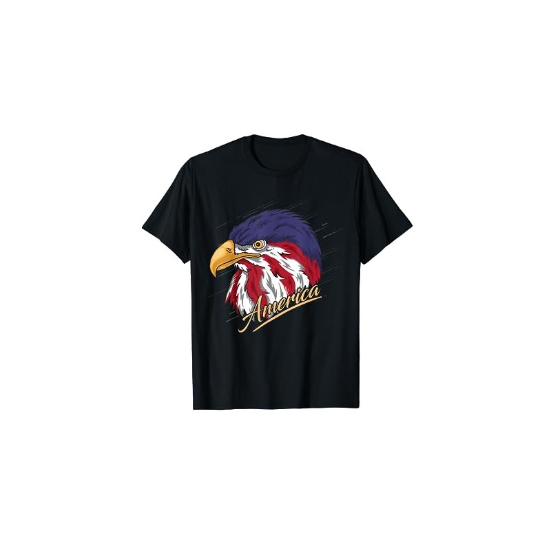 American Eagle Flag 4th July Independence Day 4th July T-Shirt,