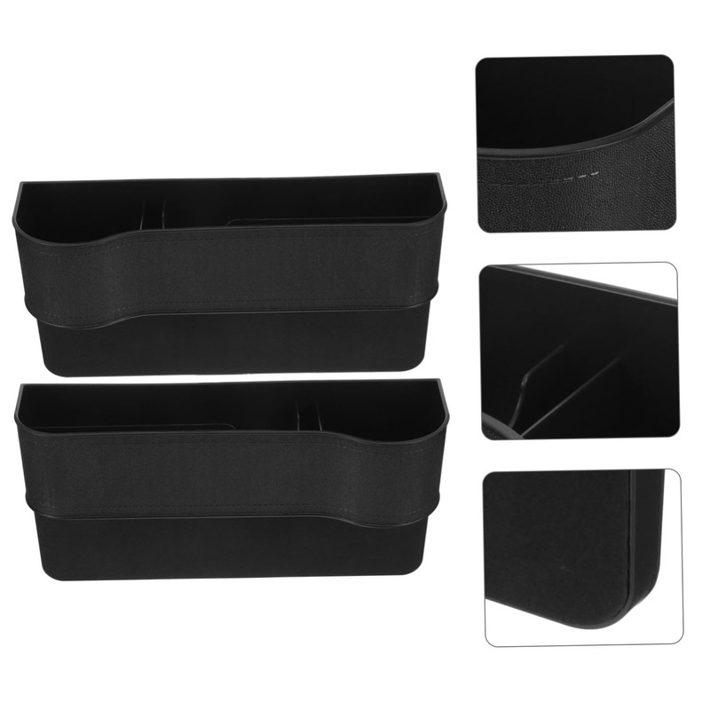 GLEAVI 2pcs Car Storage Seats Car Console Side Front Seat