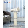 Karolpar 32" Cat Scratching Post for Indoor Cats, Sisal Cat