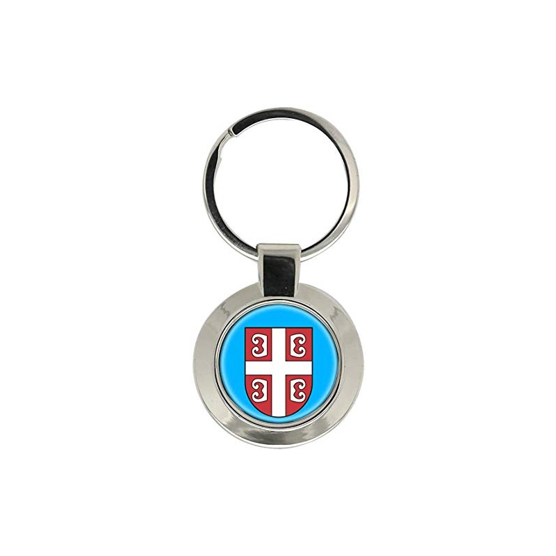 Serbian Cross Key Ring