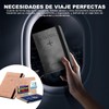 2 PACK Pasaporte Funda, Funda para Pasaporte con Bloqueo RFID.