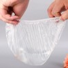 Multipurpose Vinyl Hair Cap Shower Cap 100 Pcs 5ea