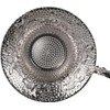 Stainless Steel Tea Strainer,Embossed Tea Strainer with Wood Handle,Loose Leaf