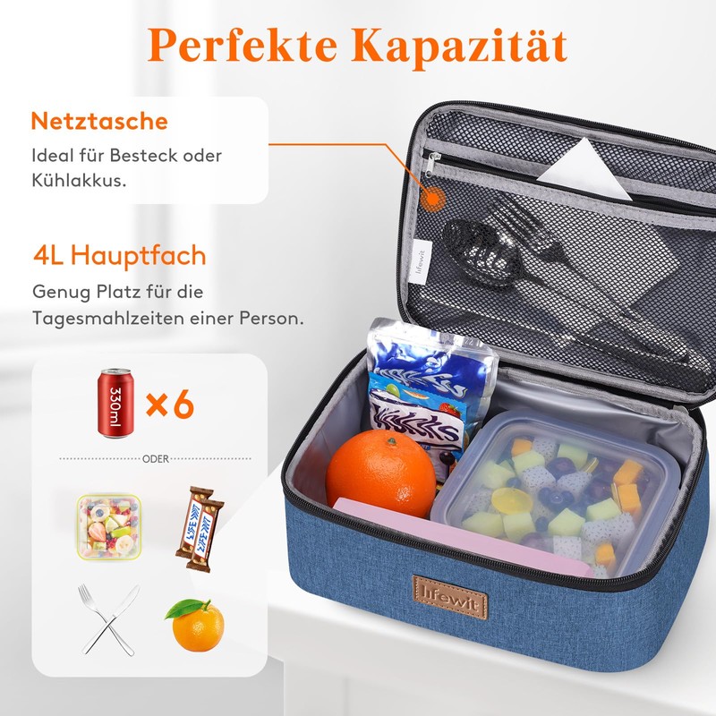 Lifewit Cool Bag Small Insulated for Men Women Foldable Lunch