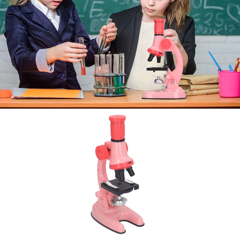 Kids Microscope Set Clear Image Source Science Educational Magnifier Toy