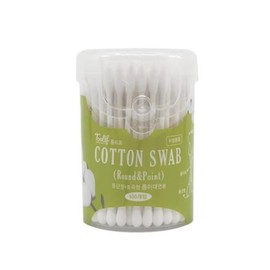 [She's Line] Paper Cotton Swabs (R&P) (Pointed + Rounded 100P) / [쉬즈라인] 종이면봉 (R&P) (뾰족형+둥근형100P)