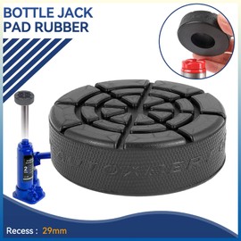 Hydraulic Car Jack Rubber Pad Bottle Jack Rubber Buffer Pad Trolley Jack Body Pad Adapter for 1 1/8 Inch 29 mm Cut-Out on the Bottom 5/8 Tonnes