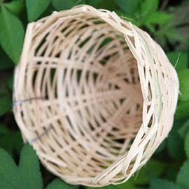 perfk Birdhouse Ball Birdhouses, Hand Woven Bird Cage Nest, Buzzing Bird Houses for Bird Huts, Lawn, Outdoor Yards, Dormant Turtle Doves