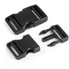 Sangcca Double Buckles, 2 Pieces Side Buckles 38mm Plastic Buckles
