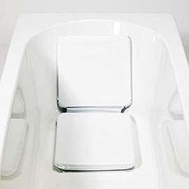 Homecraft Bath Cushion, Seat and Back Support, Non-Slip with Suction Cups, Comfort Seated Bathing, Mobility Aids, Foam Pad