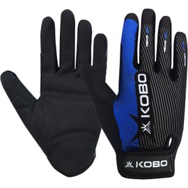 Kobo CTG-02-LARGE Weight Lifting Gym Gloves Full Finger Hand Protector for Cross Fitness and Functional Training