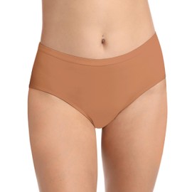 IRISMORII Incontinence Underwear for Women Washable Bladder Leak Protection Postpartum Surgery Recovery Panties 56ml Absorbency 1 Pack (Brown, M)