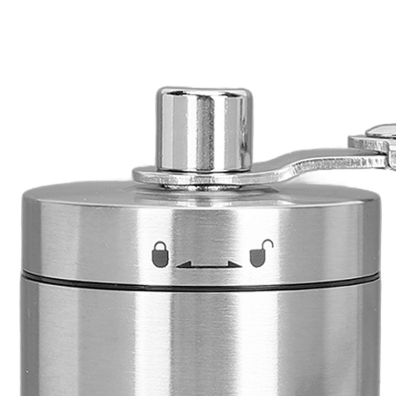 Hand Crank Coffee Grinder Multifunctional Stainless Steel and Ceramic Manual