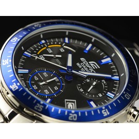 Casio EFV-540D-1A2VUDF Men's Watch Edifice Waterproof Chronograph 328.4 ft (100 m), Black, Bracelet Type