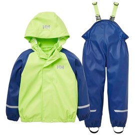 Helly-Hansen Unisex Kid's Bergen 2.0 PU Rainset, 607 Deep Fjord, 1