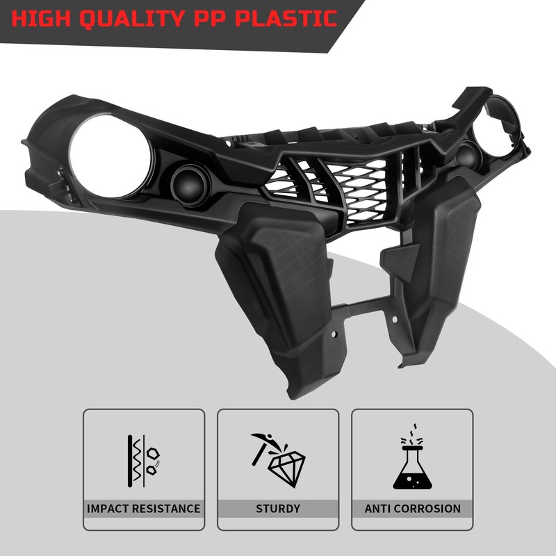CUSAUTV Front Fascia for Outlander 450 570 2015-2024, Plastic Combined