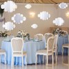 16 Pack 3D Cloud Ceiling Decorations - Hanging for Ceiling