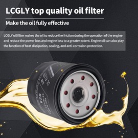 LCGLY Oil Fliter 69J-13440-04-00 69J-13440-03-00 For Yamaha Outboard motor F150 F175 F200 LF200 F225 LF250 LF150 AR SX SE190 195 240 212 222 252 255 Wave Runner FX HO FZR VX VXR Center Consoles(4 pcs)