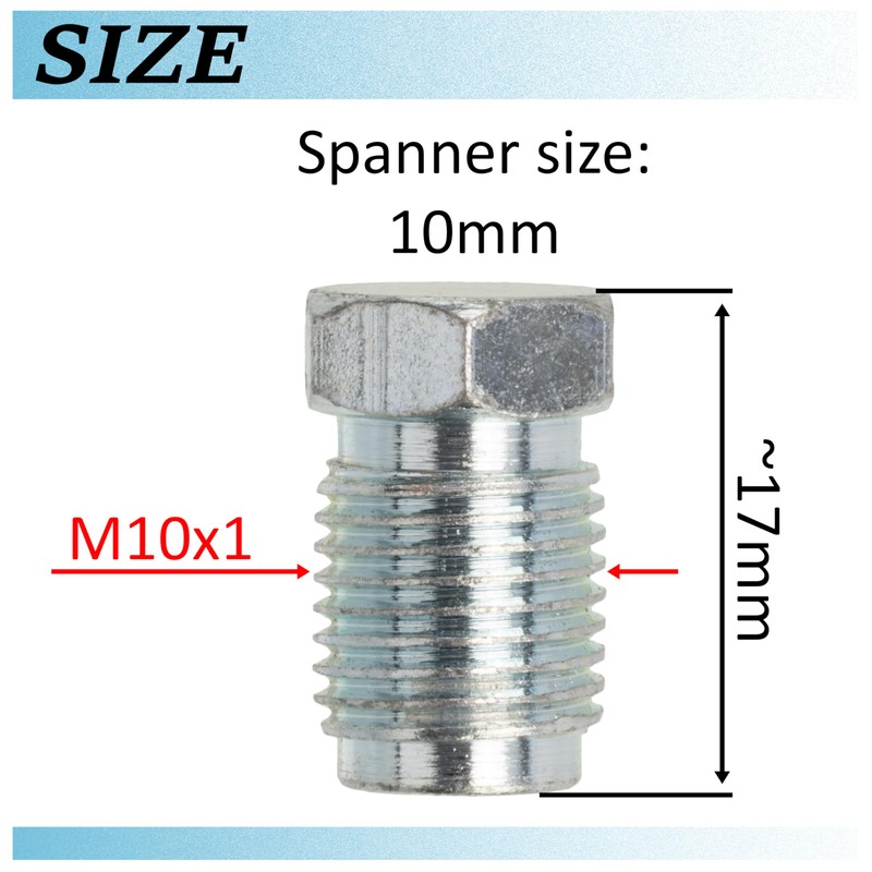 AERZETIX - C74379 - Set of 2 Outer Caps M10x1