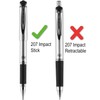 Uni-Ball 207 Impact Stick Pen Refills (Non-Retractable), 1.0mm Bold Point,