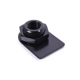 Alphacool Apex Fillport Water Cooling Filling - G1/4" Connector, Black, 42 x 30 x 15 mm, Brass, for Desktop, Server, Gaming PC
