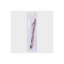 Tombow Mechanical Kai Pencil Monograph | Innovative Shake Mechanism Mono Eraser | Limited Edition Pastel Glass Color | 0.5mm | Purple