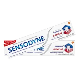Kit 2 Pasta Sensodyne Sensibilidad Y Encías 100 Gr C/u