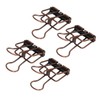80Pcs Hollow Binder Clips 0.7in Sturdy Metal Hollow Out Strong
