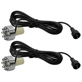 Angelo Décor AD43023W 8-LED Light with 10-foot cord, 2-pack