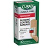 CURAD QuickStop! Flex-Fabric Bandages, 0.75x2.83 Inch, 30/Box, One Box