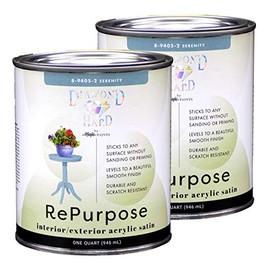 Majic Paints Interior/Exterior Satin Furniture Paint, RePurpose your Furniture, Cabinets, Glass, Metal, Tile, Wood and More, Serenity Teal, 2-Quart