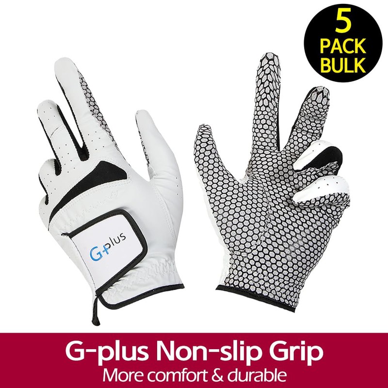 Geplus Golf Glove Set of 5, G-plus Golf Glove Set