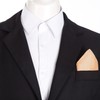 DonDon Men's Pocket Square 21 x 21 cm Dimensionally Stable