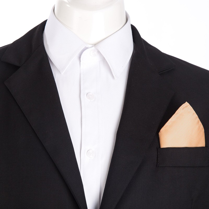 DonDon Men's Pocket Square 21 x 21 cm Dimensionally Stable