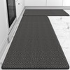 Mattitude Kitchen Mat 2PCS Kitchen Rugs Cushioned Anti-Fatigue Rug Waterproof
