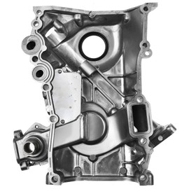 A-Premium Engine Timing Chain Front Cover Compatible with Nissan Pickup 1996-1997 L4 2.4L