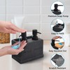 Kitchen Soap Dispenser Set,Hand and Dish Soap Dispenser,Sponge Caddy and