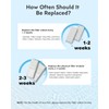 URUQ Fish Tank Filter Cartridge: 15 Pack Aquarium Top Fin
