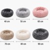 Round Plush Pet Bed for Dogs & Cats – Soft