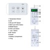Thermostat Outlet Wireless Programmable Automatic Temperature Controller Socket Switch EU