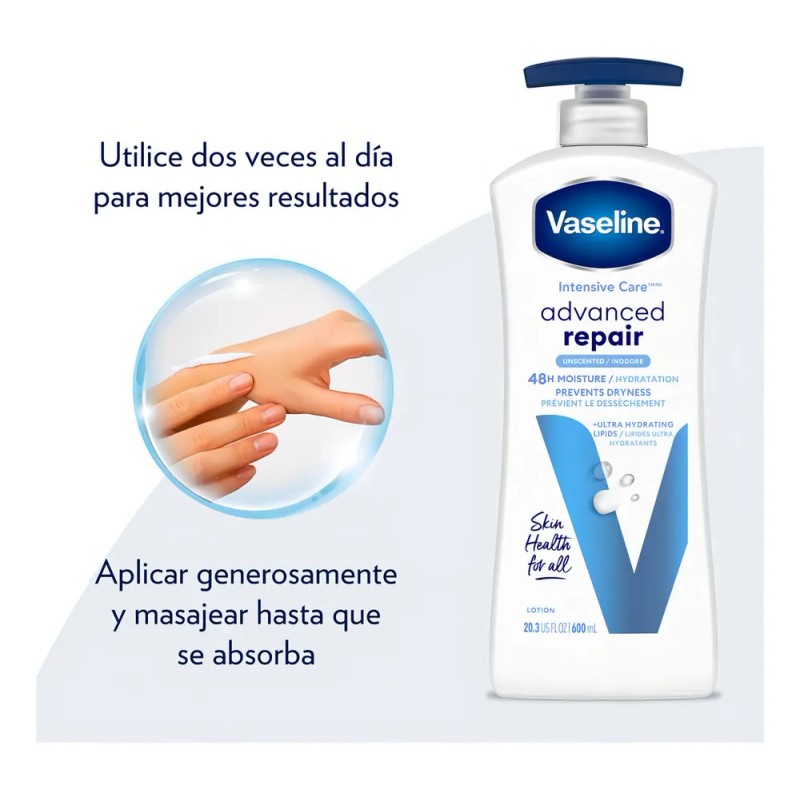Vaseline Intensive Care Advanced Repair 600 Ml
