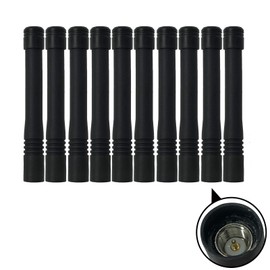 Amasu 10Pcs 3.7Inch Antenna 400-470MHz UHF Stubby Antenna Compatible with VX150 VX180 VX210 VX230 VX350 VX424 VX820 VX970